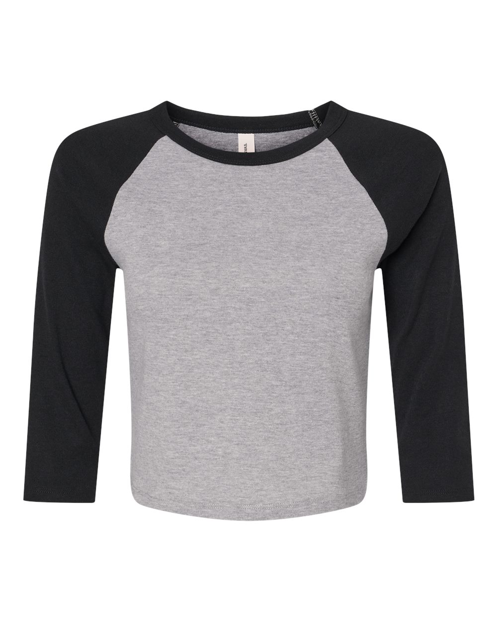 Women's Micro Rib Three-Quarter Raglan Sleeve Baby Tee | 1200