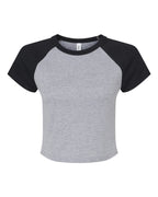 Women's Micro Rib Raglan Baby Tee | 1201