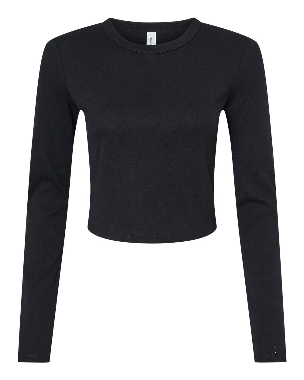 Women's Micro Rib Long Sleeve Baby Tee | 1501