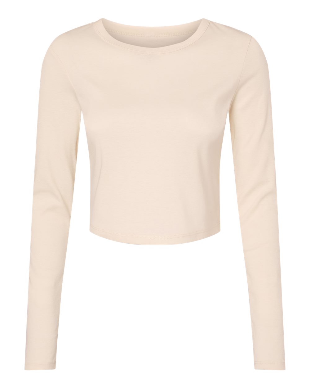 Women's Micro Rib Long Sleeve Baby Tee | 1501