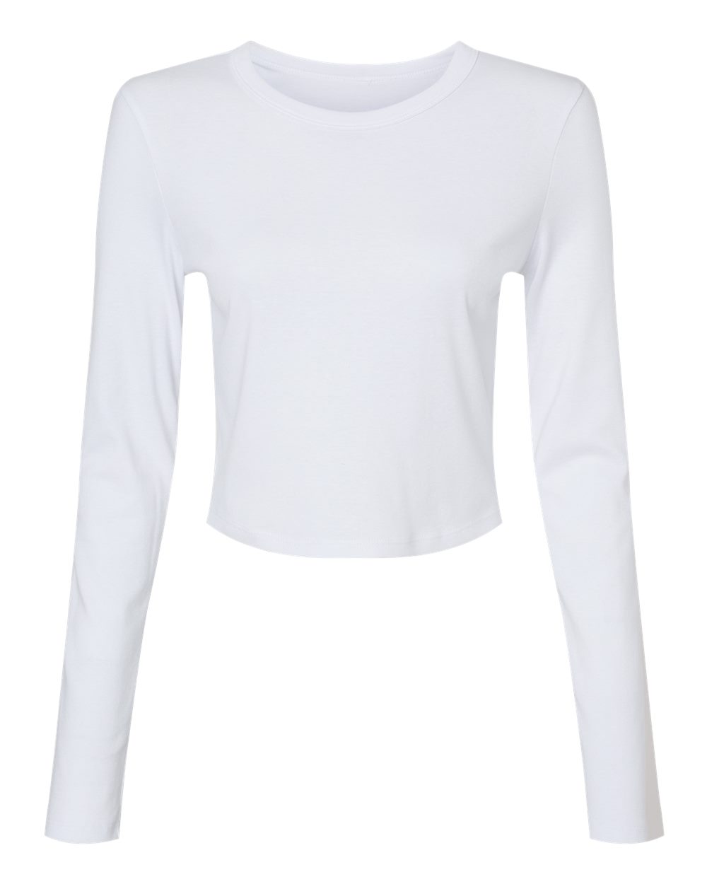 Women's Micro Rib Long Sleeve Baby Tee | 1501