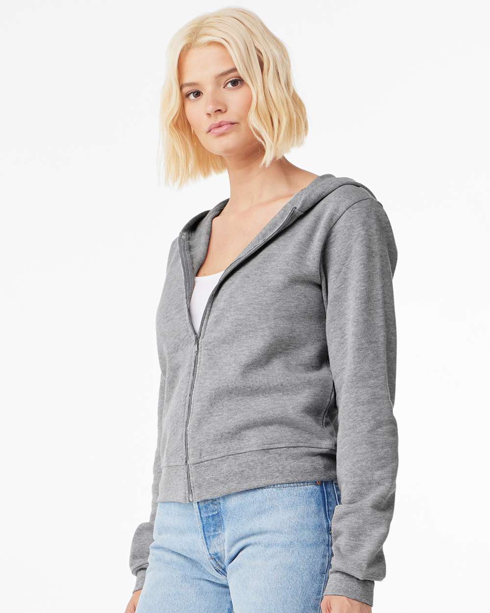 Women's FWD Fashion Sponge Fleece Full-Zip Hoodie Sweatshirt | 7539
