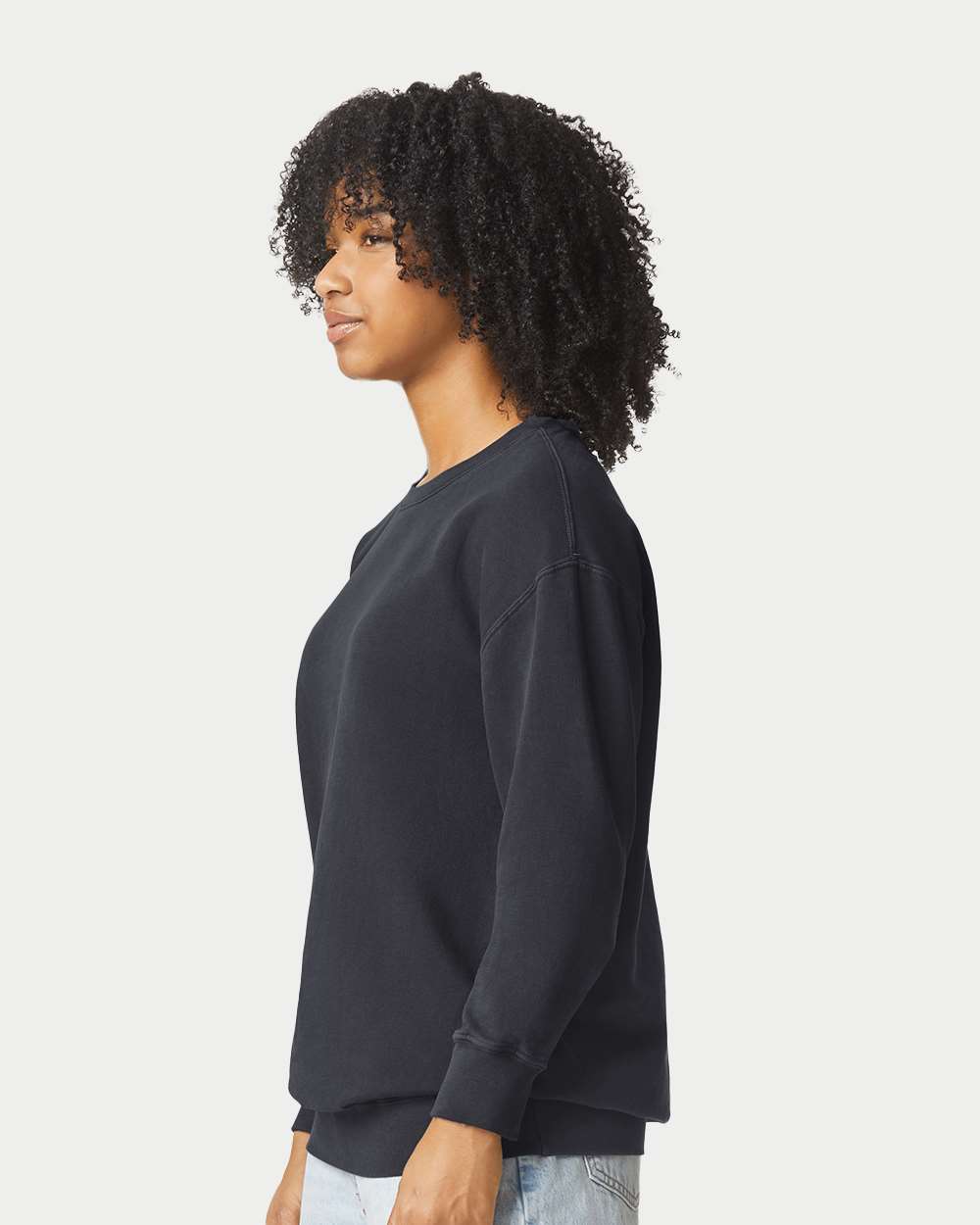Unisex Garment-Dyed Lightweight Fleece Crewneck Sweatshirt | 1466