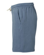 Pantalones Cortos de Forro Polar Liviano Teñidos en Prenda Unisex | 1468