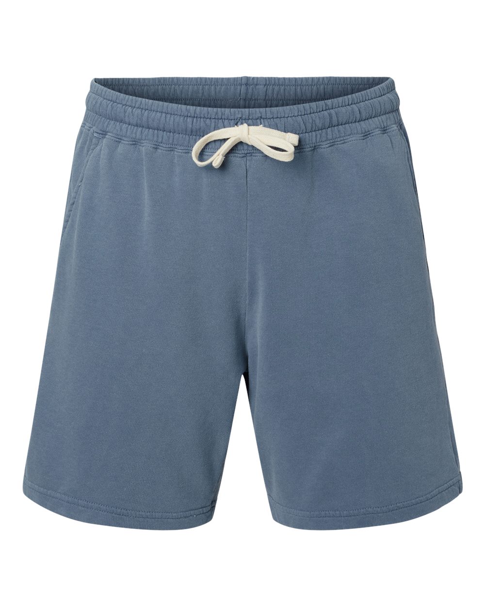 Pantalones Cortos de Forro Polar Liviano Teñidos en Prenda Unisex | 1468