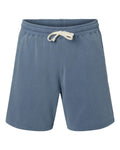 Pantalones Cortos de Forro Polar Liviano Teñidos en Prenda Unisex | 1468