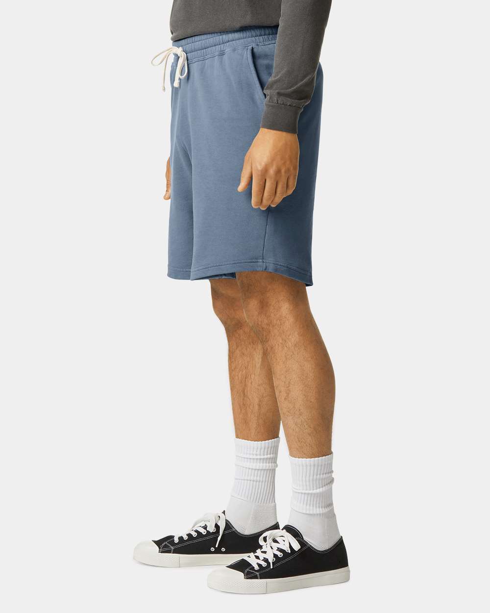 Unisex Garment-Dyed Lightweight Fleece Sweat Shorts | 1468