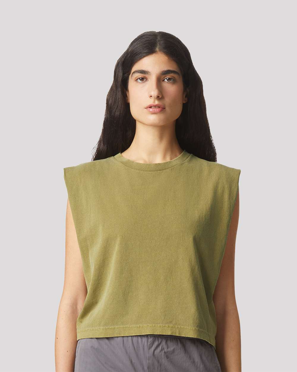 Women's Garment-Dyed Heavyweight Muscle Tee | 307GD