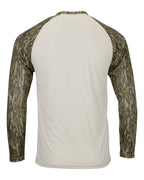 Men's Jackson Mossy Oak Colorblocked Long Sleeve T-Shirt | 236