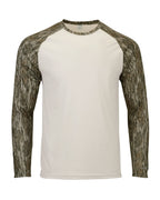 Men's Jackson Mossy Oak Colorblocked Long Sleeve T-Shirt | 236