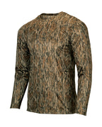 Men's Oxford Performance Camo Print Long Sleeve T-Shirt | 237