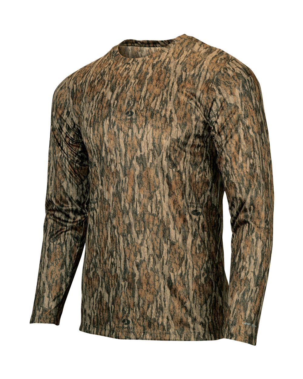 Men's Oxford Performance Camo Print Long Sleeve T-Shirt | 237