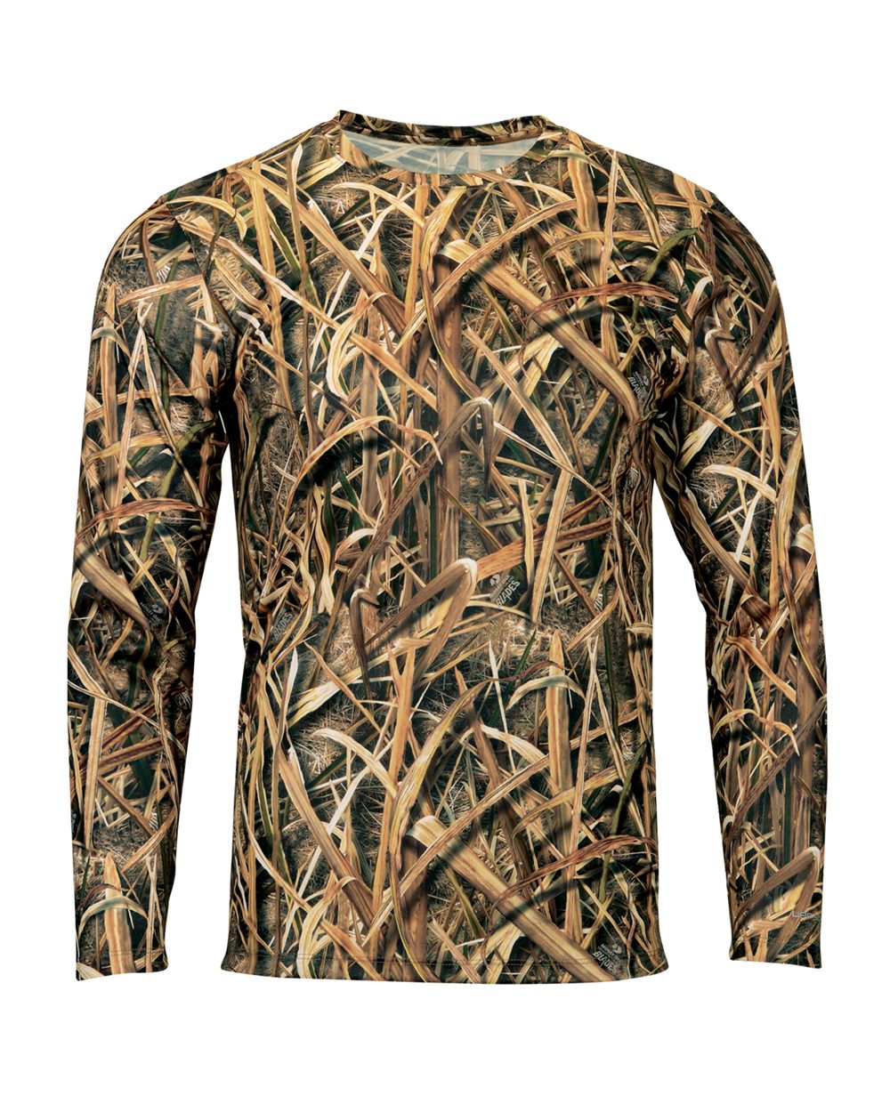 Men's Oxford Performance Camo Print Long Sleeve T-Shirt | 237