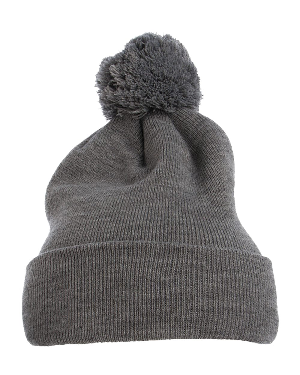Pom-Pom Cuffed Knit Beanie | 1501P
