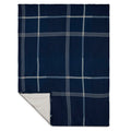 Plaid Fleece Sherpa Blanket | 1080-72 image 1