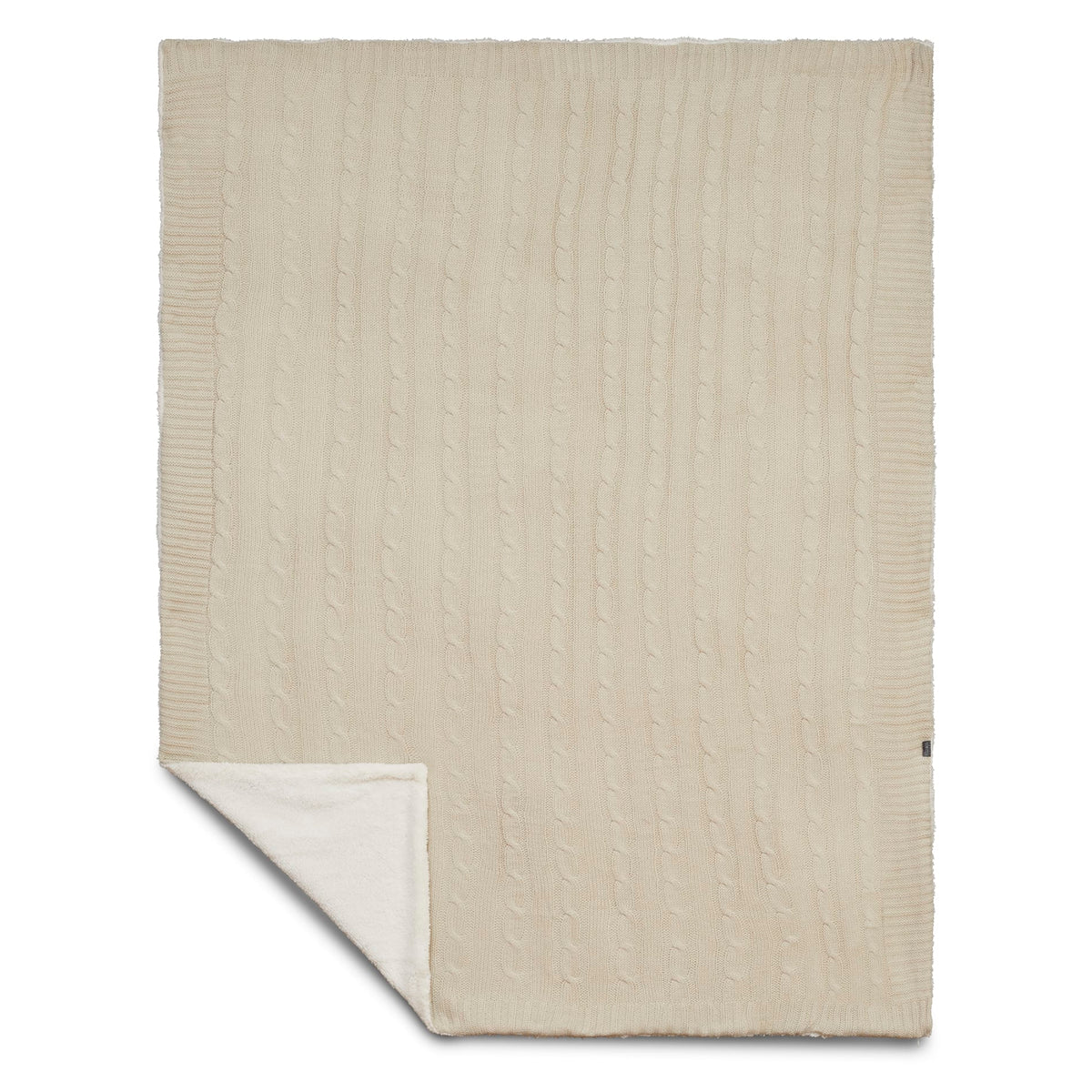 Field & Co.® Cable Knit Sherpa Blanket | 1081-11 image 1