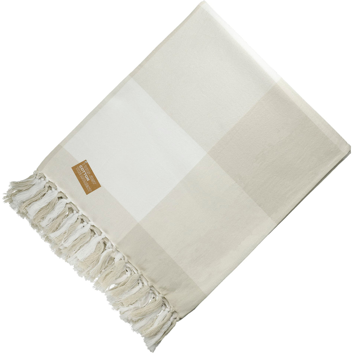 Field & Co. 100% Organic Cotton Check Throw Blanke | 1081-72 image 3