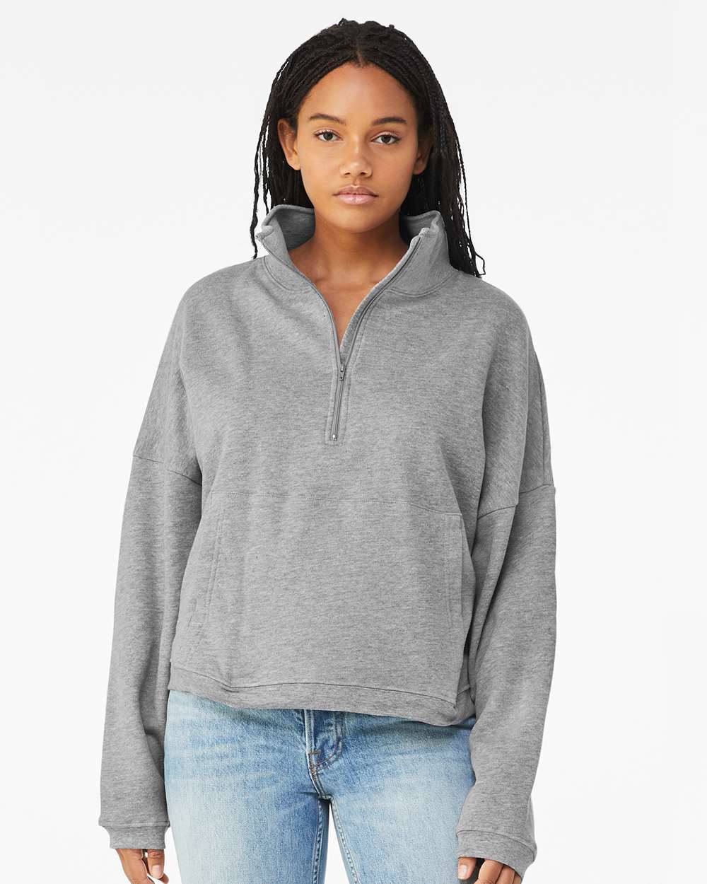 Women’s Sponge Fleece Half Zip Pullover | 3953