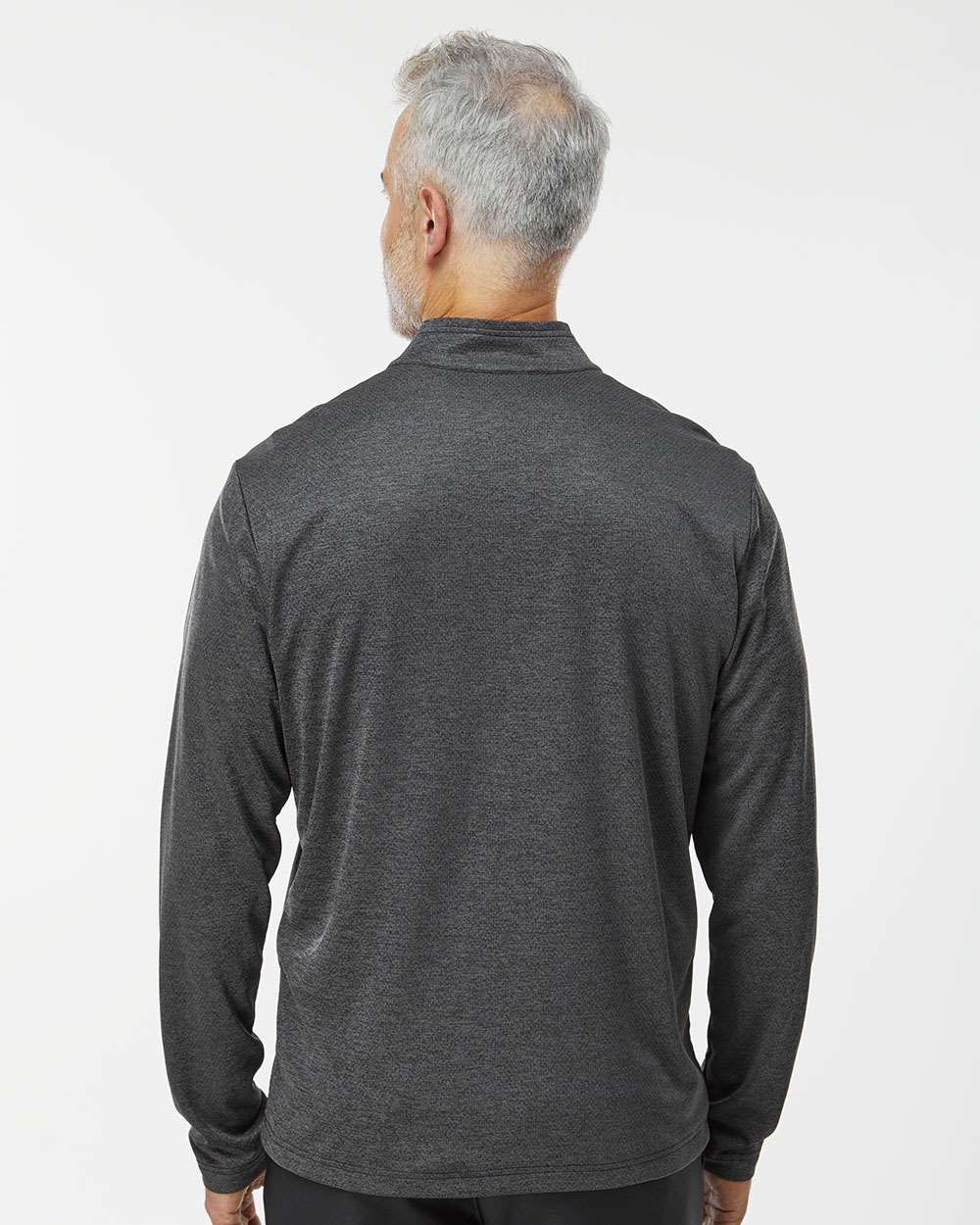 Men's Space Dyed Quarter-Zip Pullover | A593