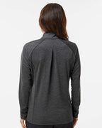 Women's Space Dyed Quarter-Zip Pullover | A594