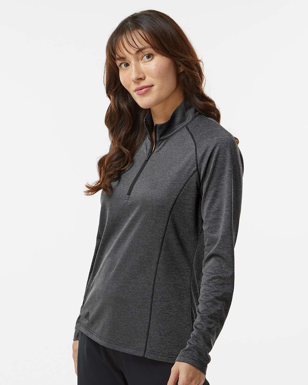 Women's Space Dyed Quarter-Zip Pullover | A594