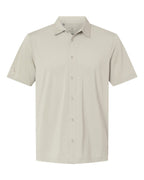 Men's Full Button Down Short Sleeve Shirt | A595