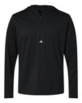 Men's Lightweight Quarter-Zip Hooded Pullover | A596