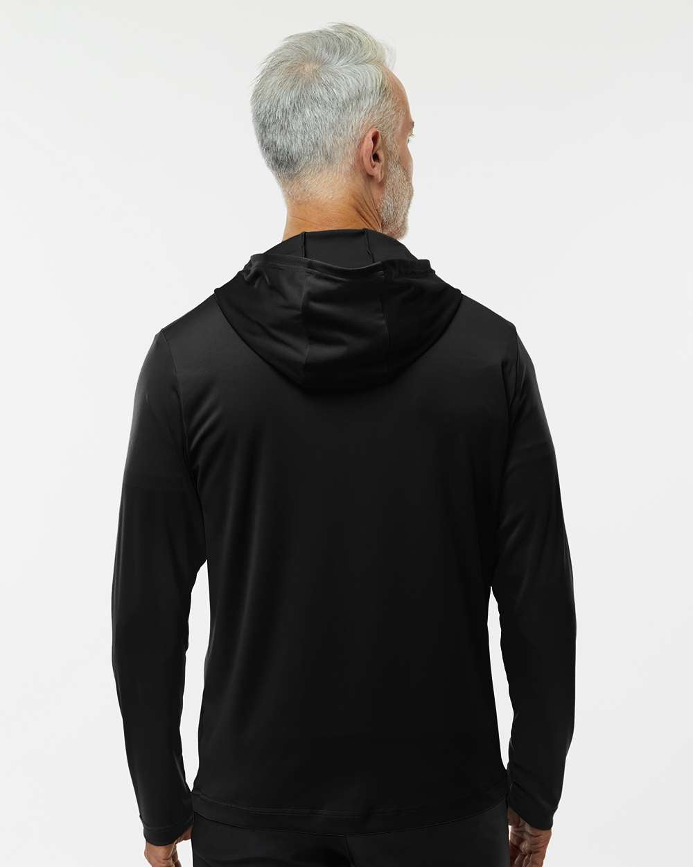 Men's Lightweight Quarter-Zip Hooded Pullover | A596