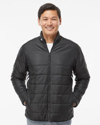 Men's 3-Stripes Puffer Full-Zip Jacket | A570