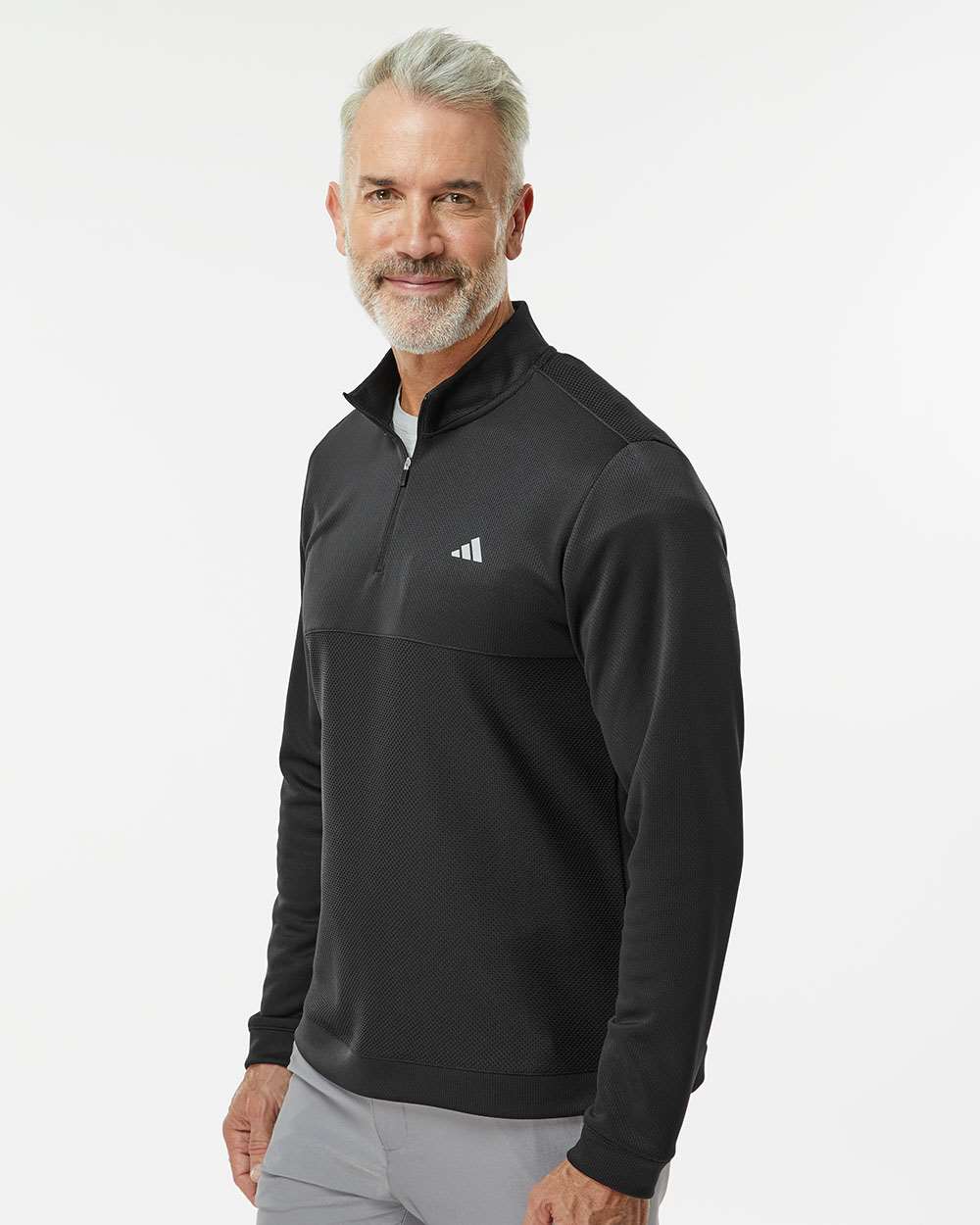Men's Ultimate365 Textured Quarter-Zip Pullover | A2001