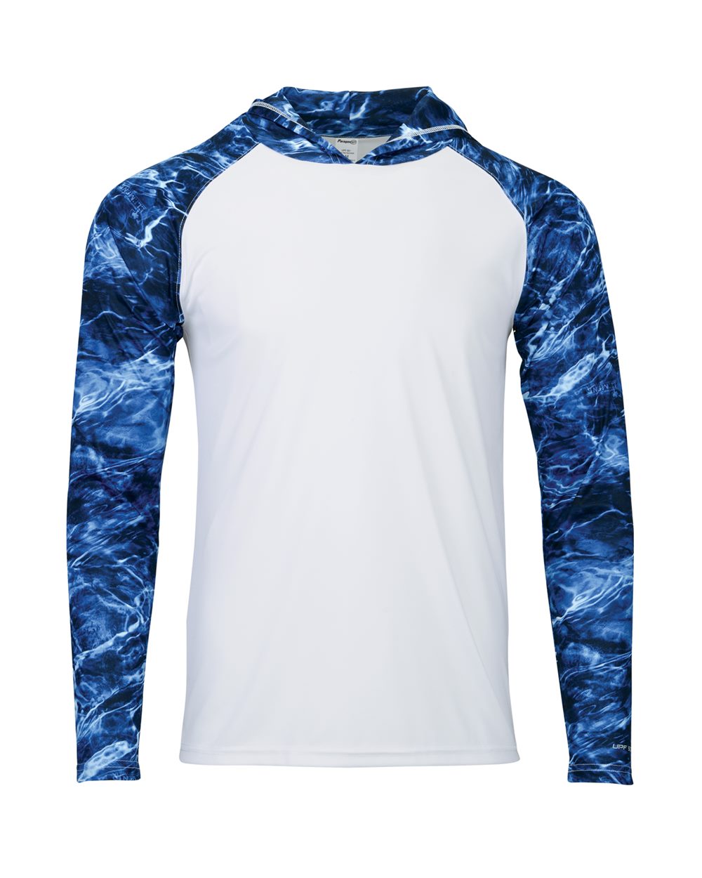 Men's Biloxi Performance Colorblocked Hooded Long Sleeve T-Shirt | 241