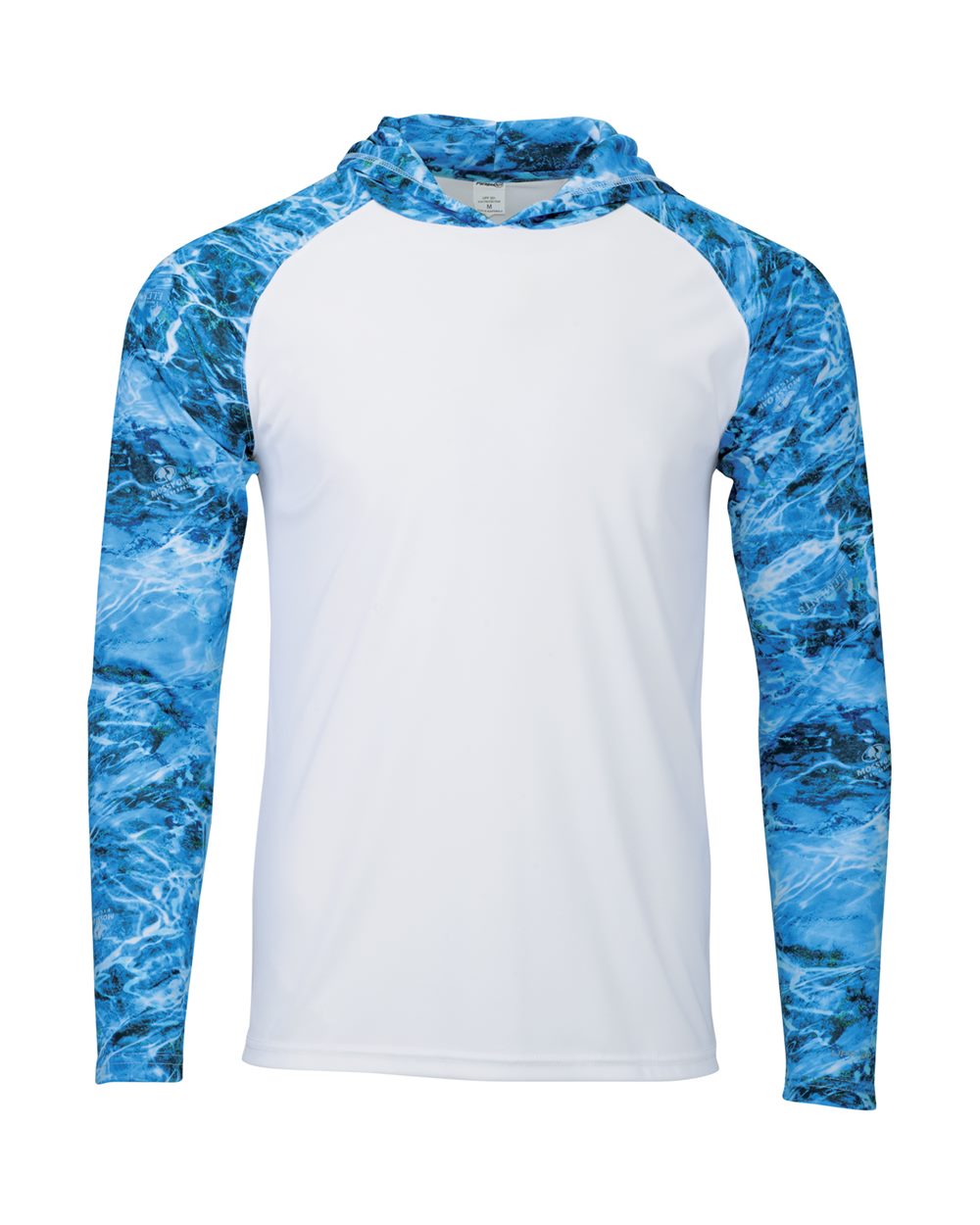 Men's Biloxi Performance Colorblocked Hooded Long Sleeve T-Shirt | 241