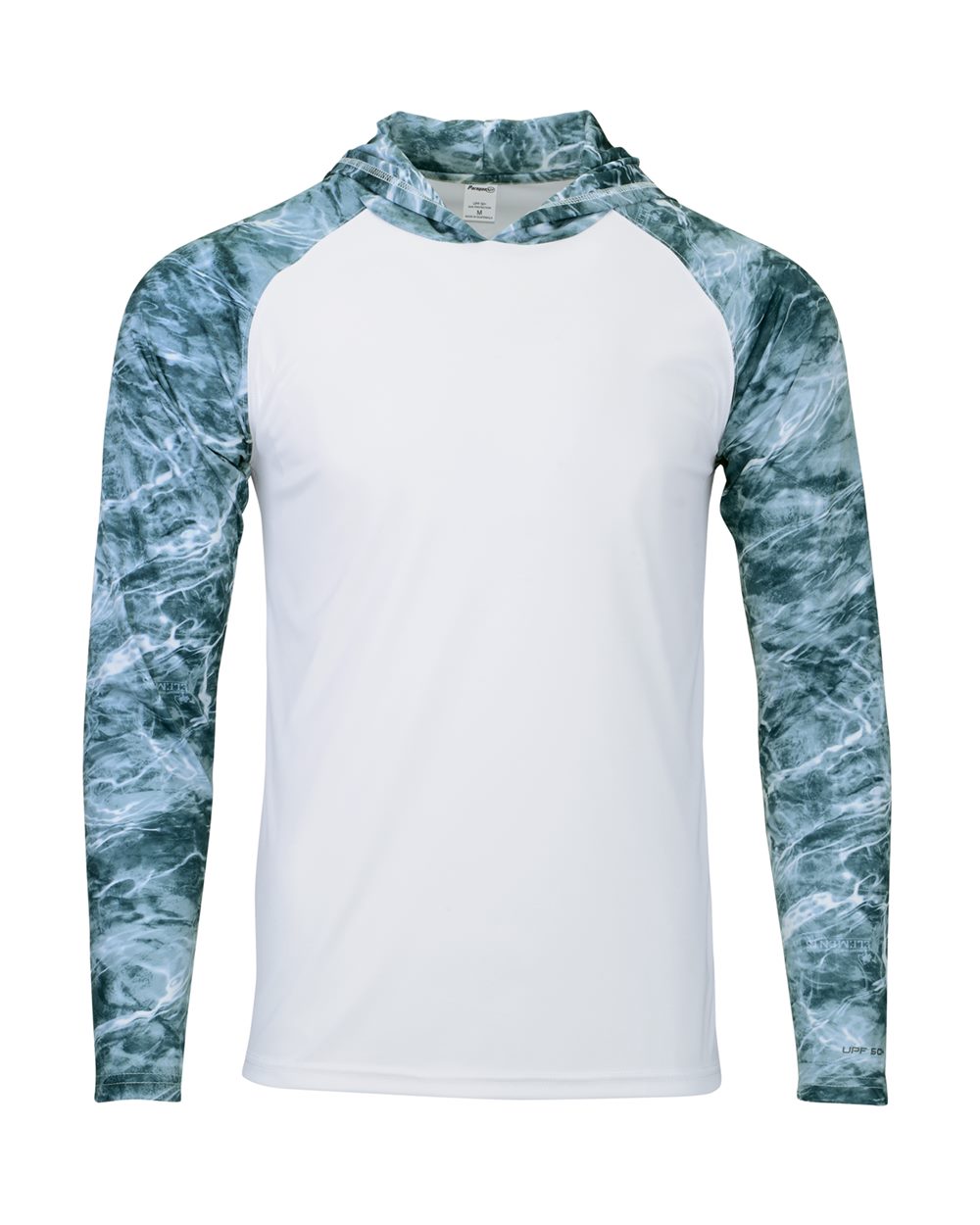 Men's Biloxi Performance Colorblocked Hooded Long Sleeve T-Shirt | 241