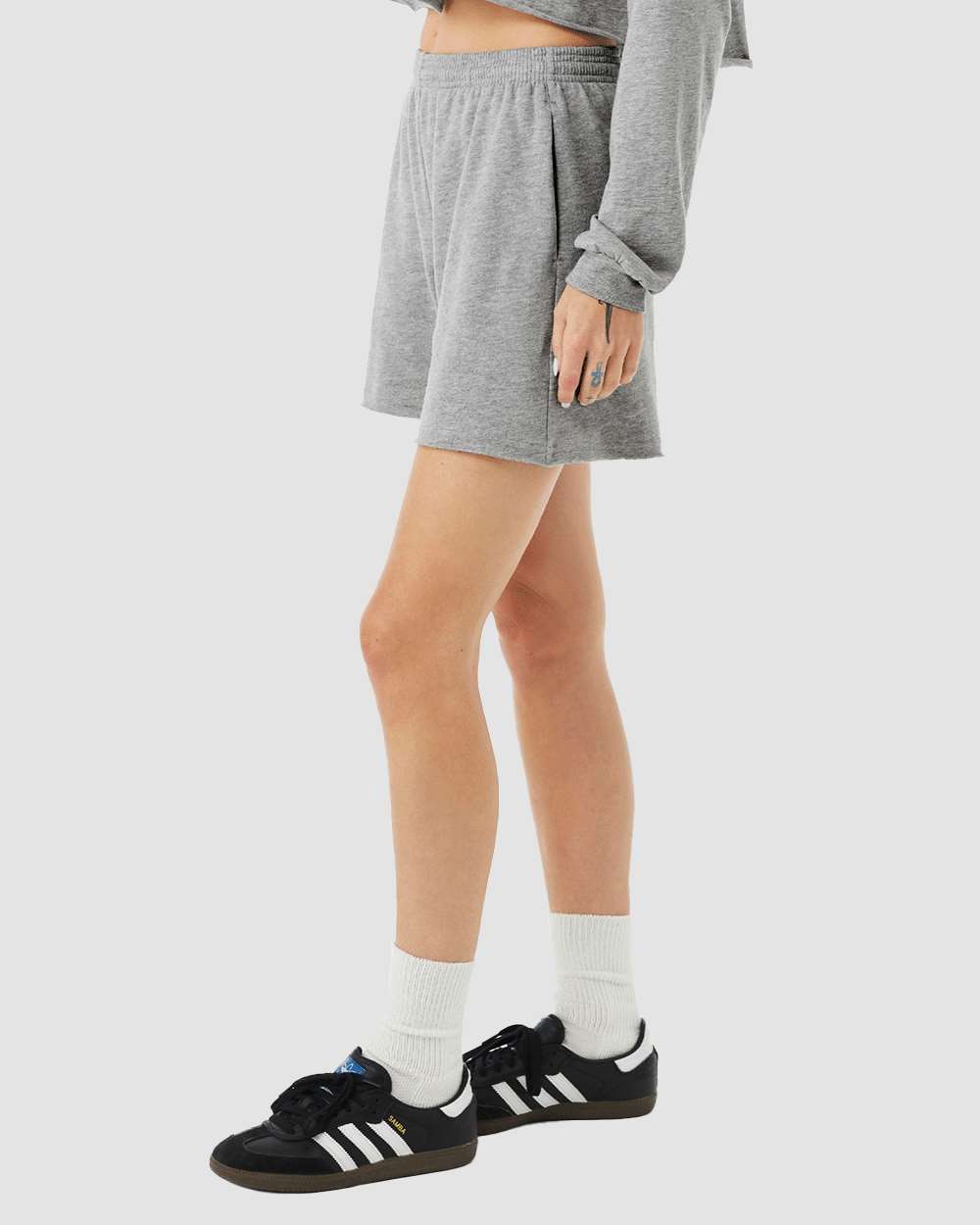 Women's Cutoff Fleece Shorts | 3787