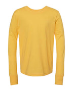 Youth Heather CVC Long Sleeve Tee | 3501YCVC