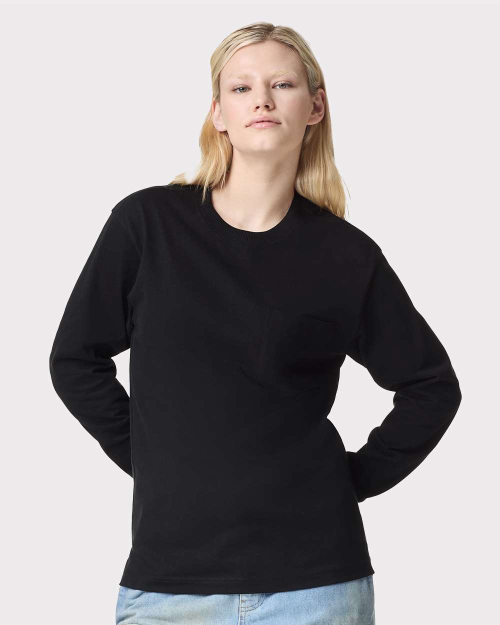 Unisex Super Heavyweight Long Sleeve Pocket Tee | 9410