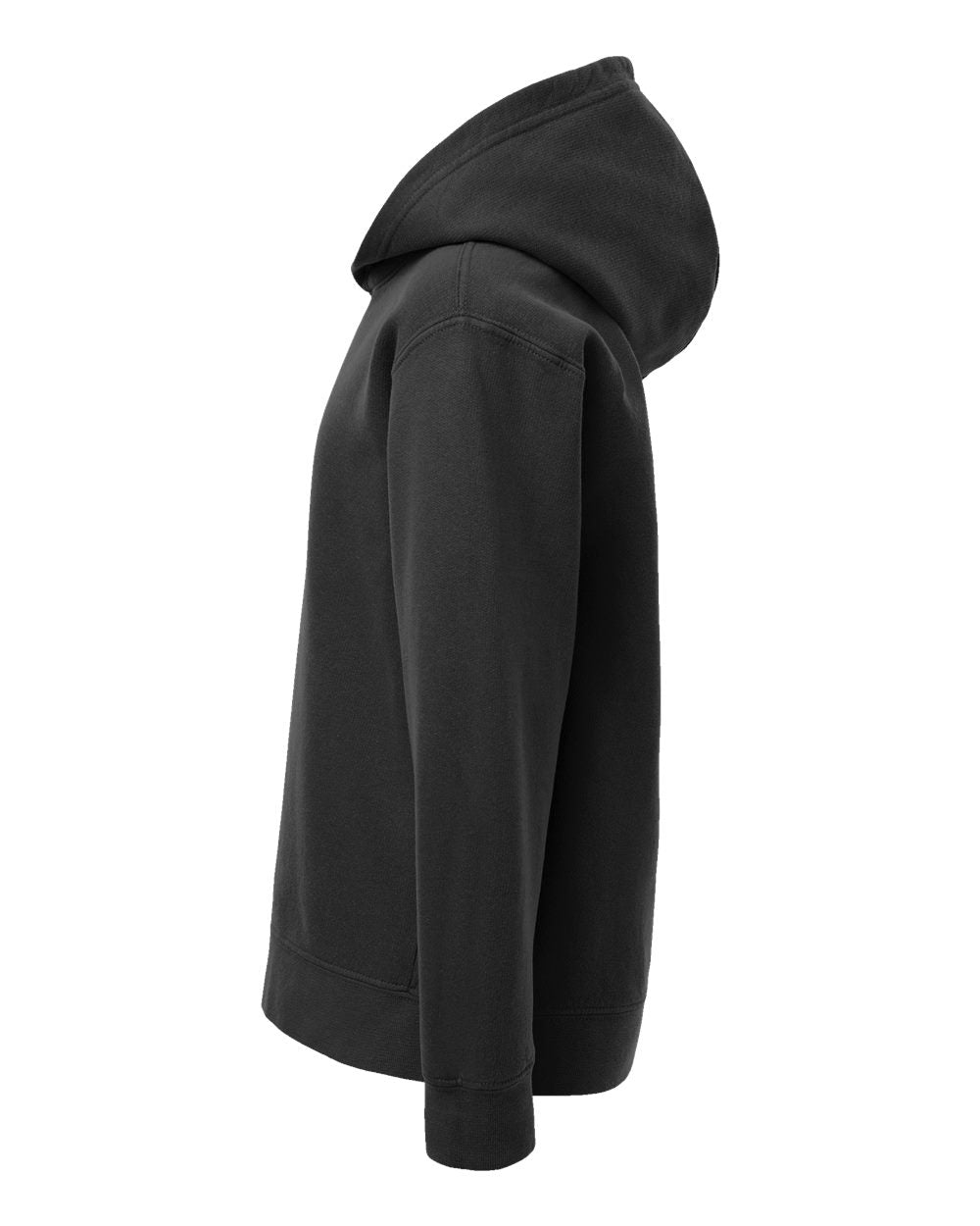 Sudadera con capucha de forro polar ligero teñido en prenda para jóvenes | 1467Y