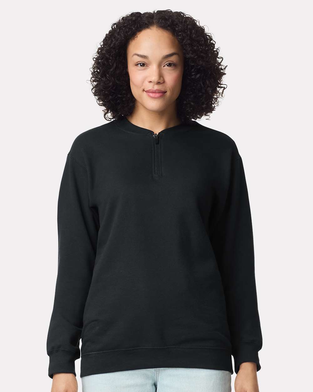 Unisex Softstyle® Midweight 1/4 Zip Sweatshirt | SF008