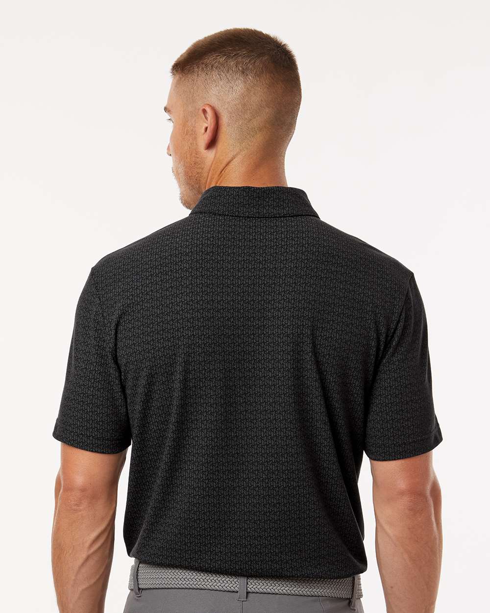 Men's Blended Printed Polo | A702