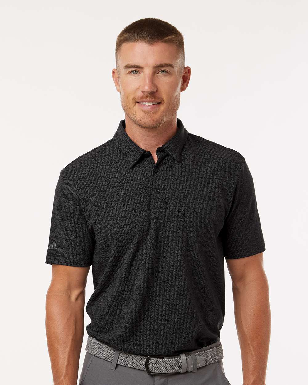 Men's Blended Printed Polo | A702