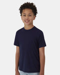 Hanes 484Y Youth Cool DRI Cotton Touch T-Shirt - Athletic Navy