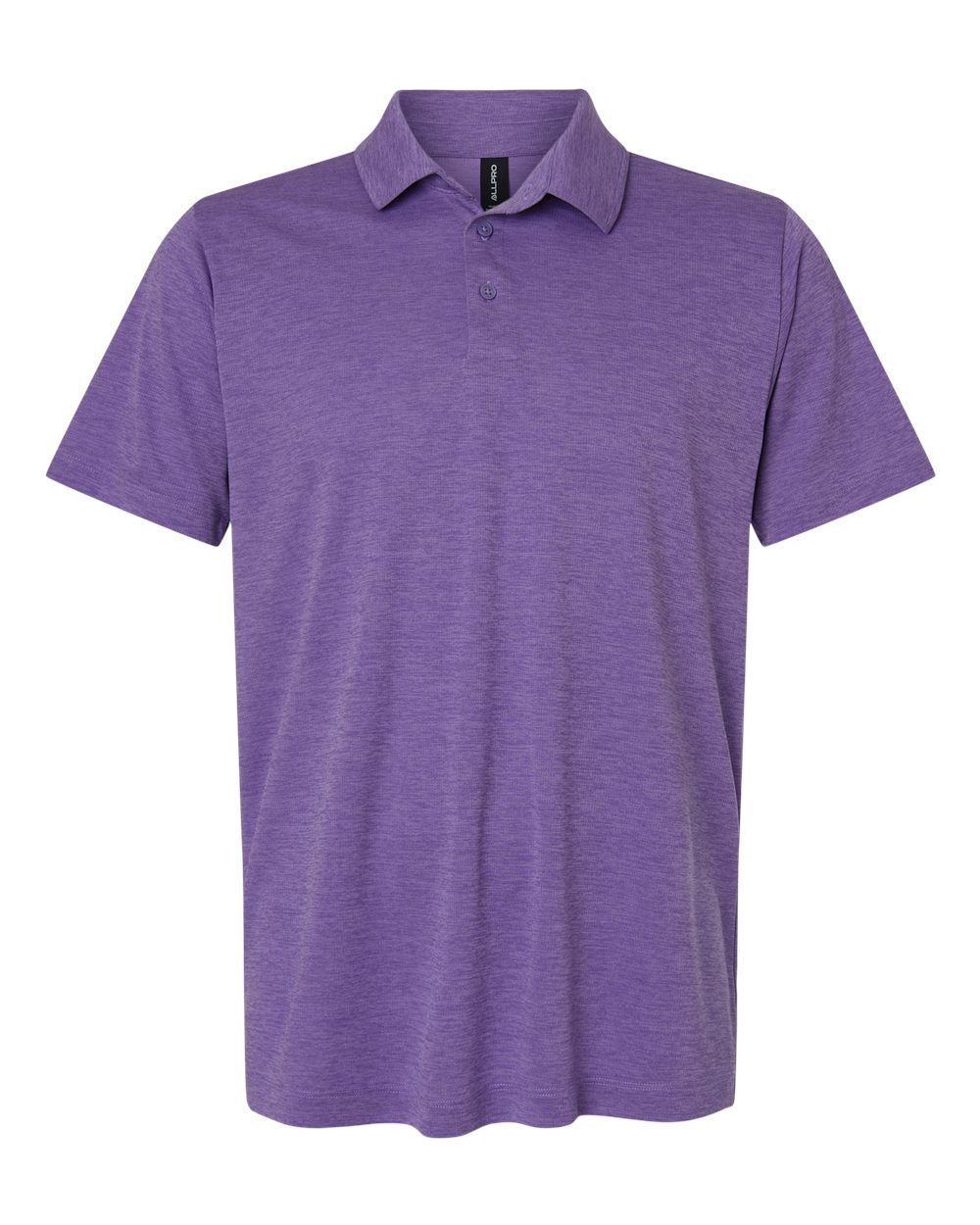 AllPro 4HM00 Men's Pro-Lock Performance Mélange Polo - Violet Melange
