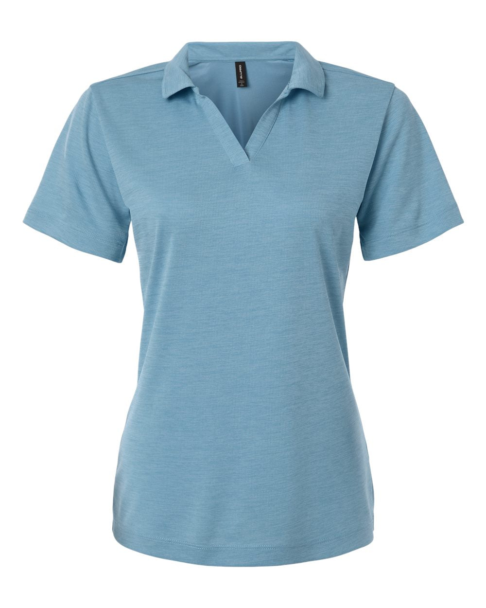AllPro 4HM00L Women's Pro-Lock Performance Mélange Polo - Cloud Blue Melange
