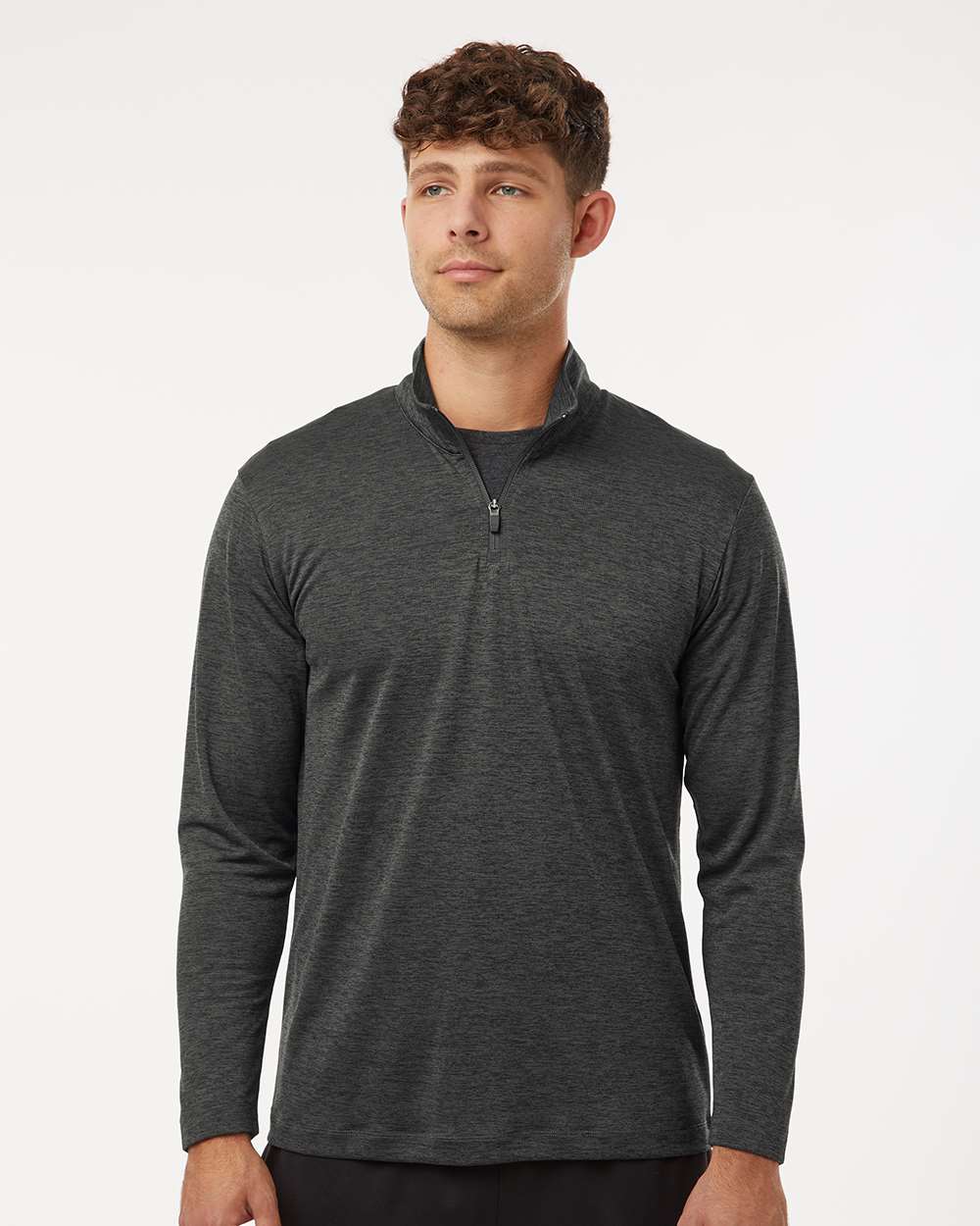 Men's Pro-Lock Performance Mélange Quarter-Zip Pullover | 4HM700