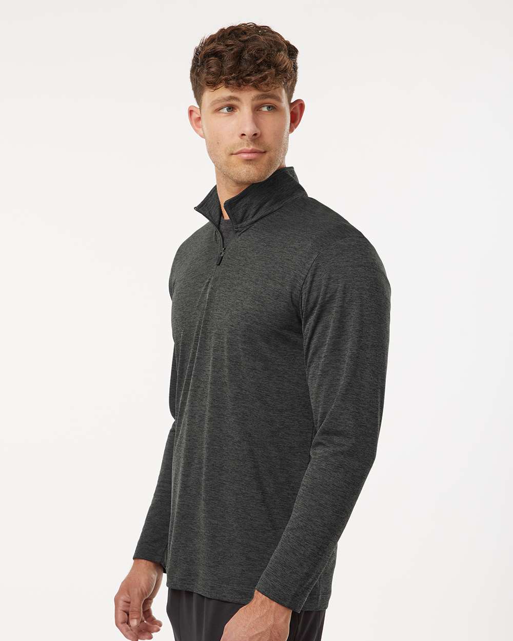 Men's Pro-Lock Performance Mélange Quarter-Zip Pullover | 4HM700