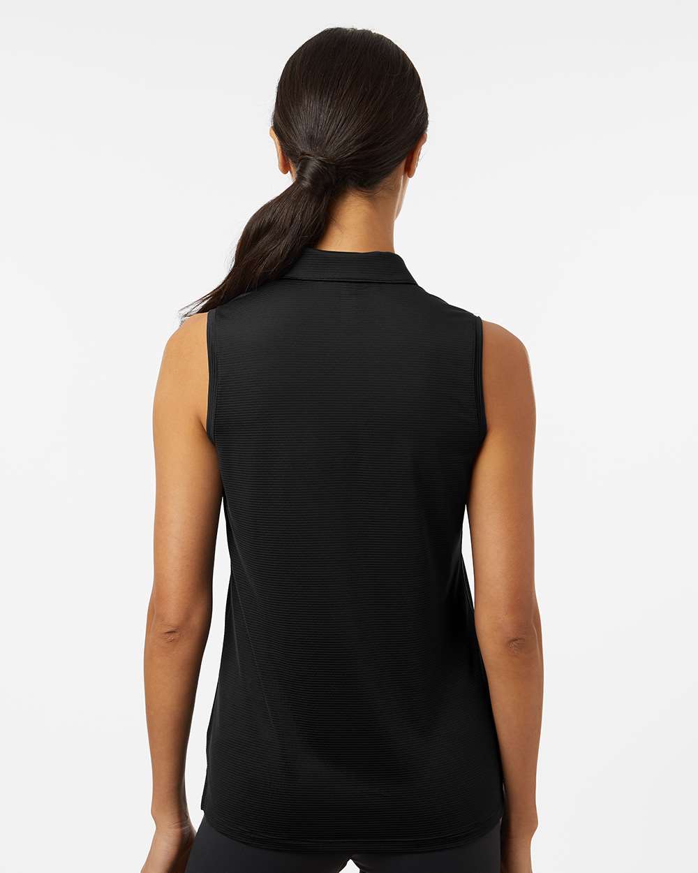 Women's Ottoman Sleeveless Polo | A1005