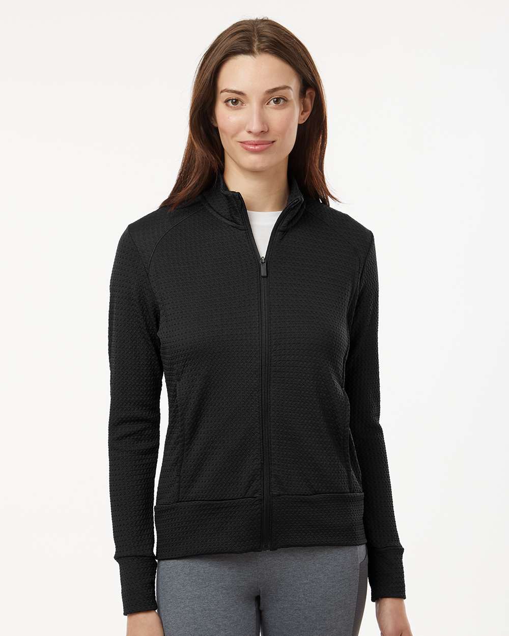 Women's Ultimate365 Textured Full-Zip Jacket | A1007