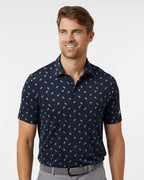 Men's Ultimate365 Mesh Print Polo | A2012