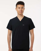 Camiseta de trabajo Holmes para hombre con cuello en V y 1 bolsillo | M10001