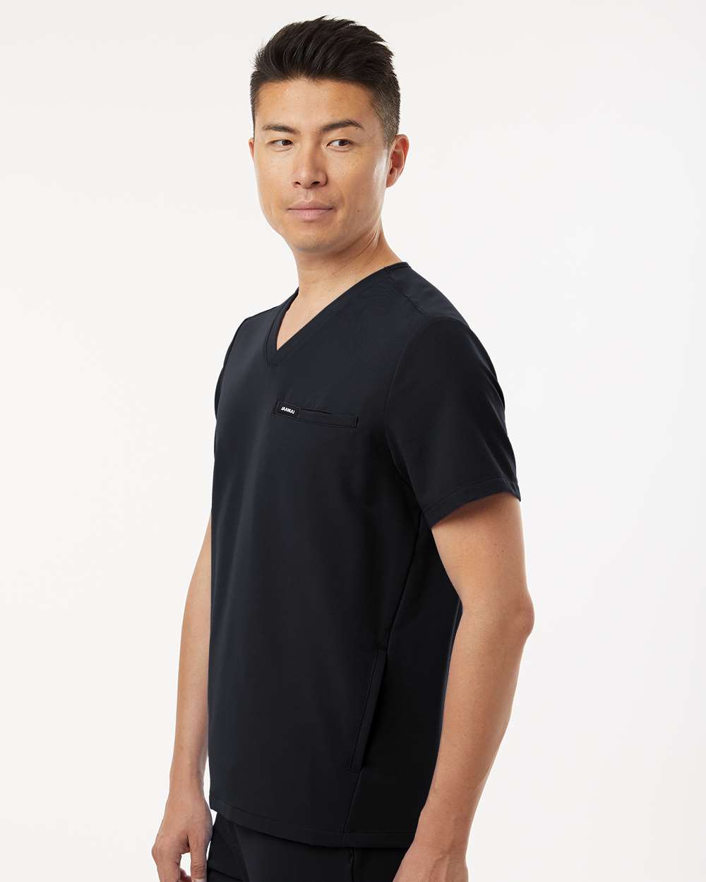 Camiseta de trabajo para hombre Platt con 3 bolsillos y cuello en V | M10002